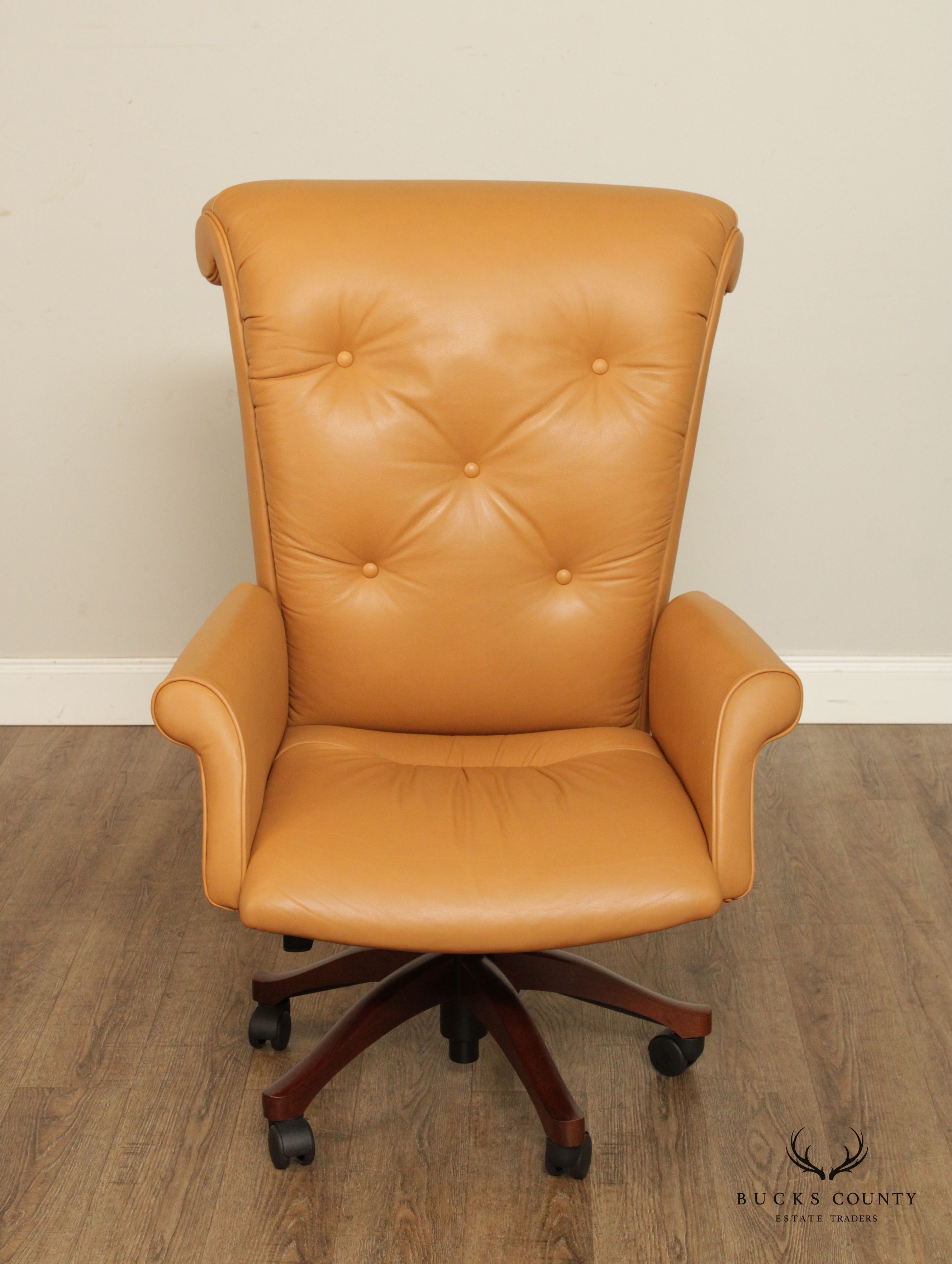 Leathercraft Tufted Leather Executive Office Armchair (M)