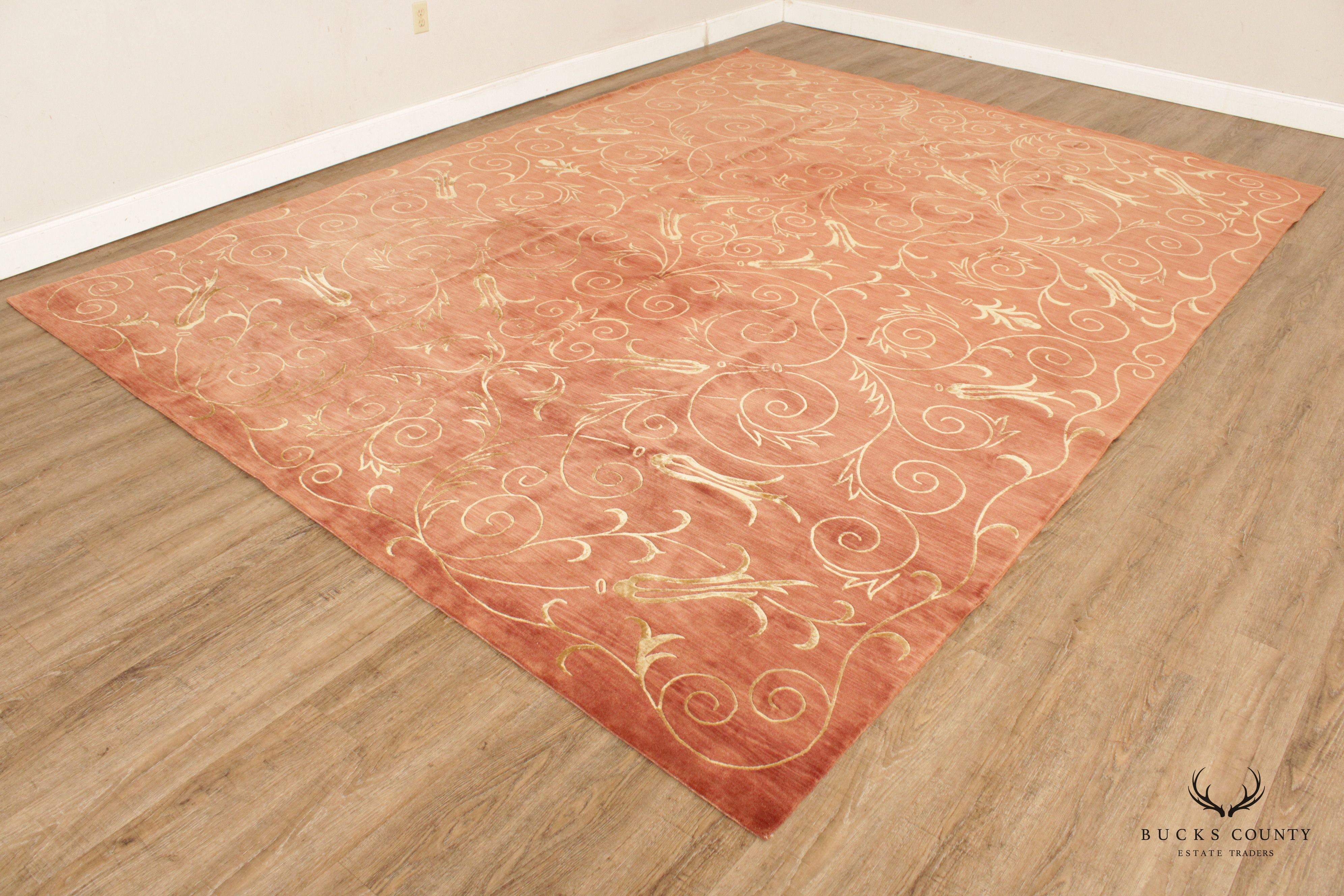 Safavieh 'Tibetan Susi' Modern Wool Area Rug, 12' x 9'