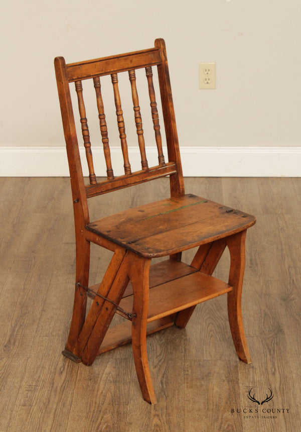 Paris Manufacturing Co. Metamorphic Side Chair and Library Ladder