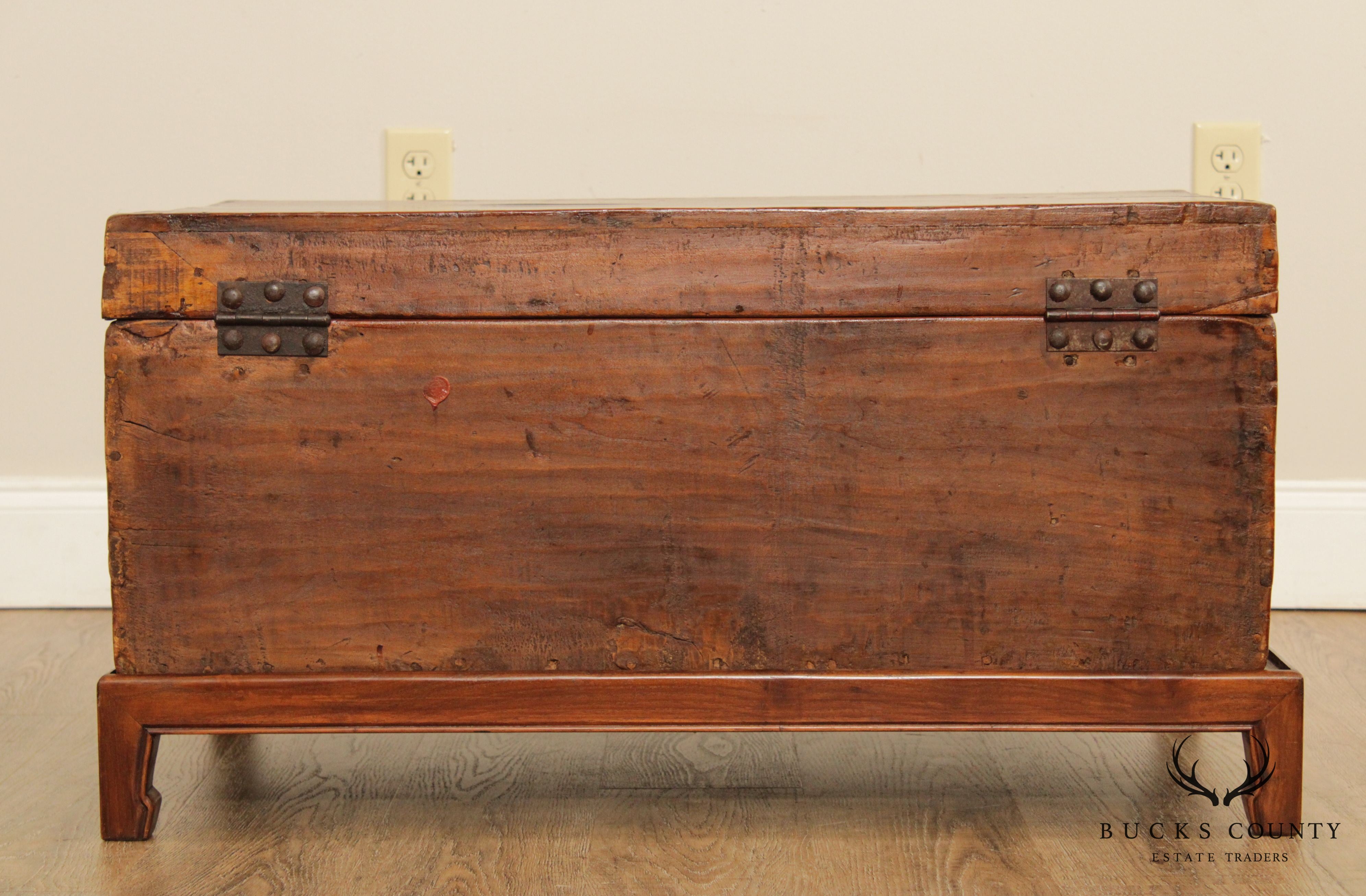 Antique Asian Chest on Base