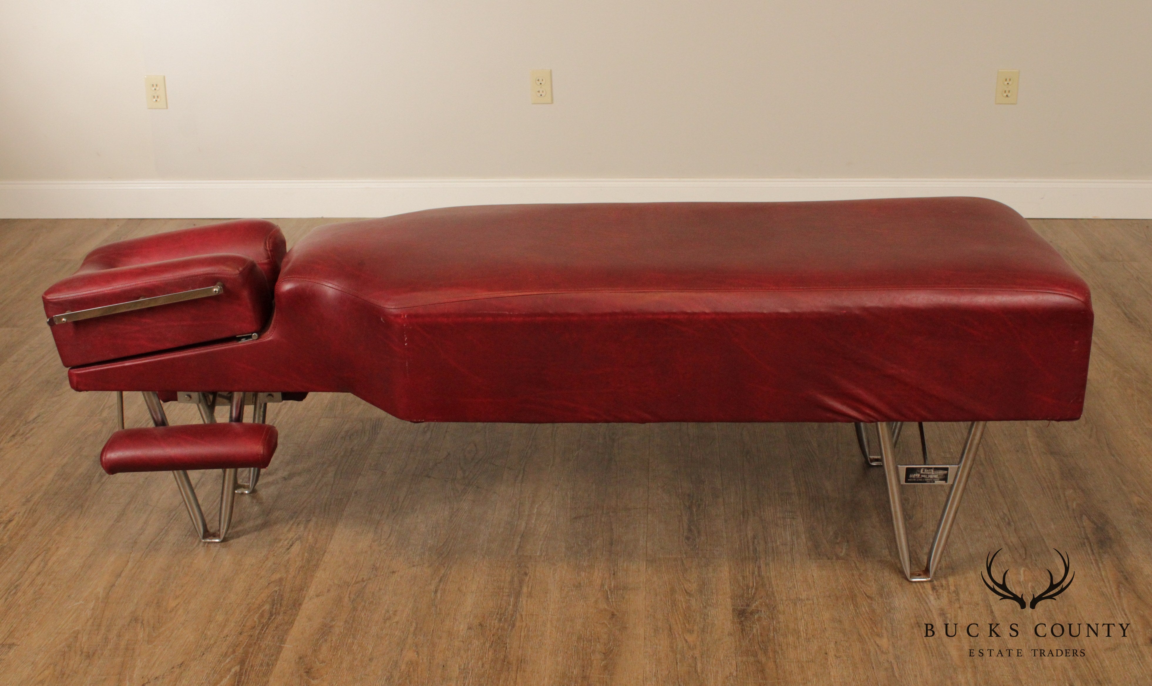 Lloyd Table Company Mid Century Modern Chiropractic Table