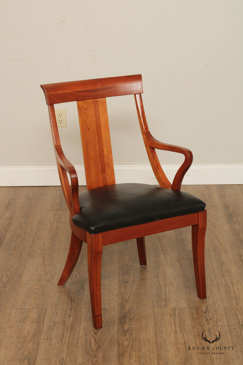 Ethan allen best sale medallion dining chairs