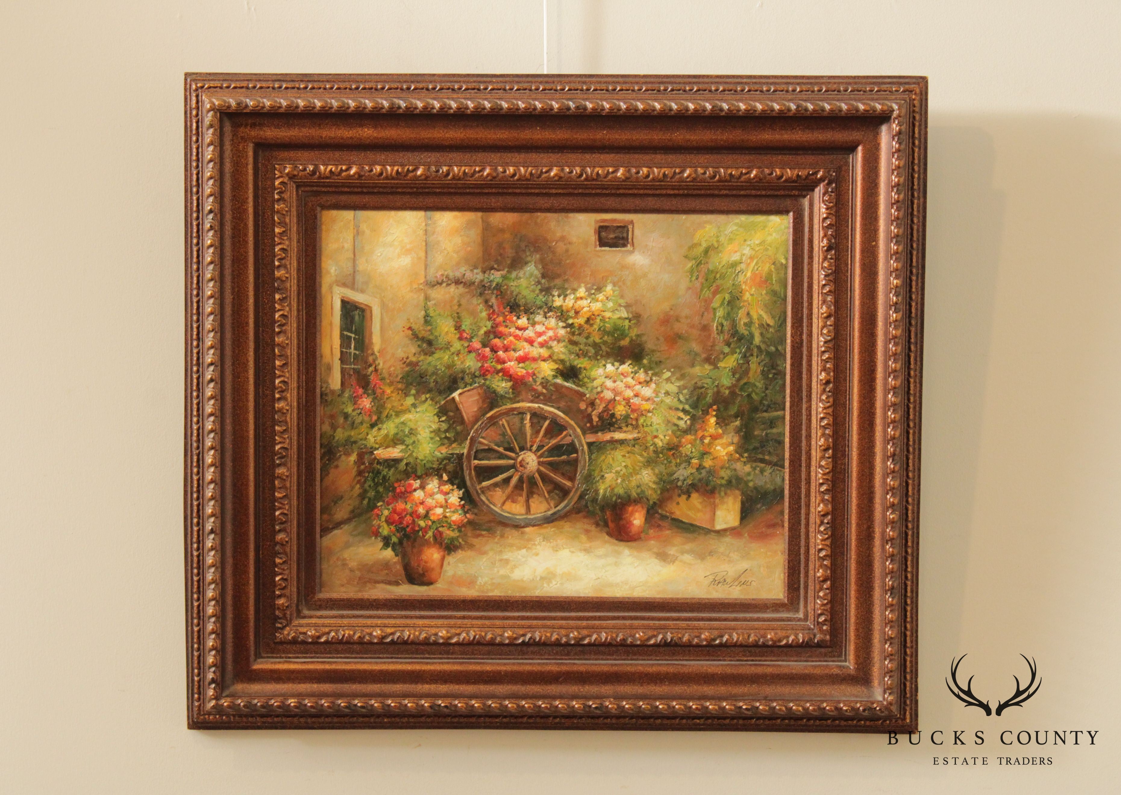 Prestige Arts Flower Garden Still Life Painting