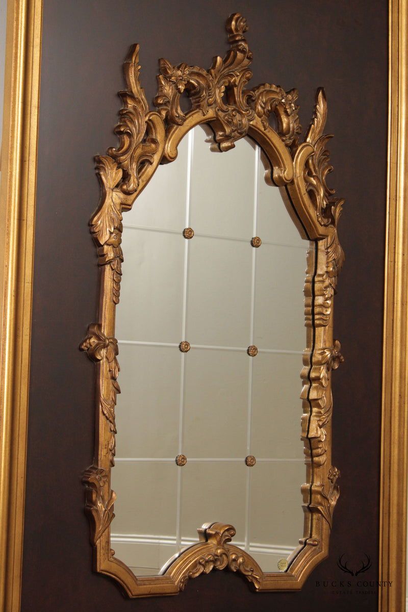 Bassett Rococo Style Giltwood Wall Mirror