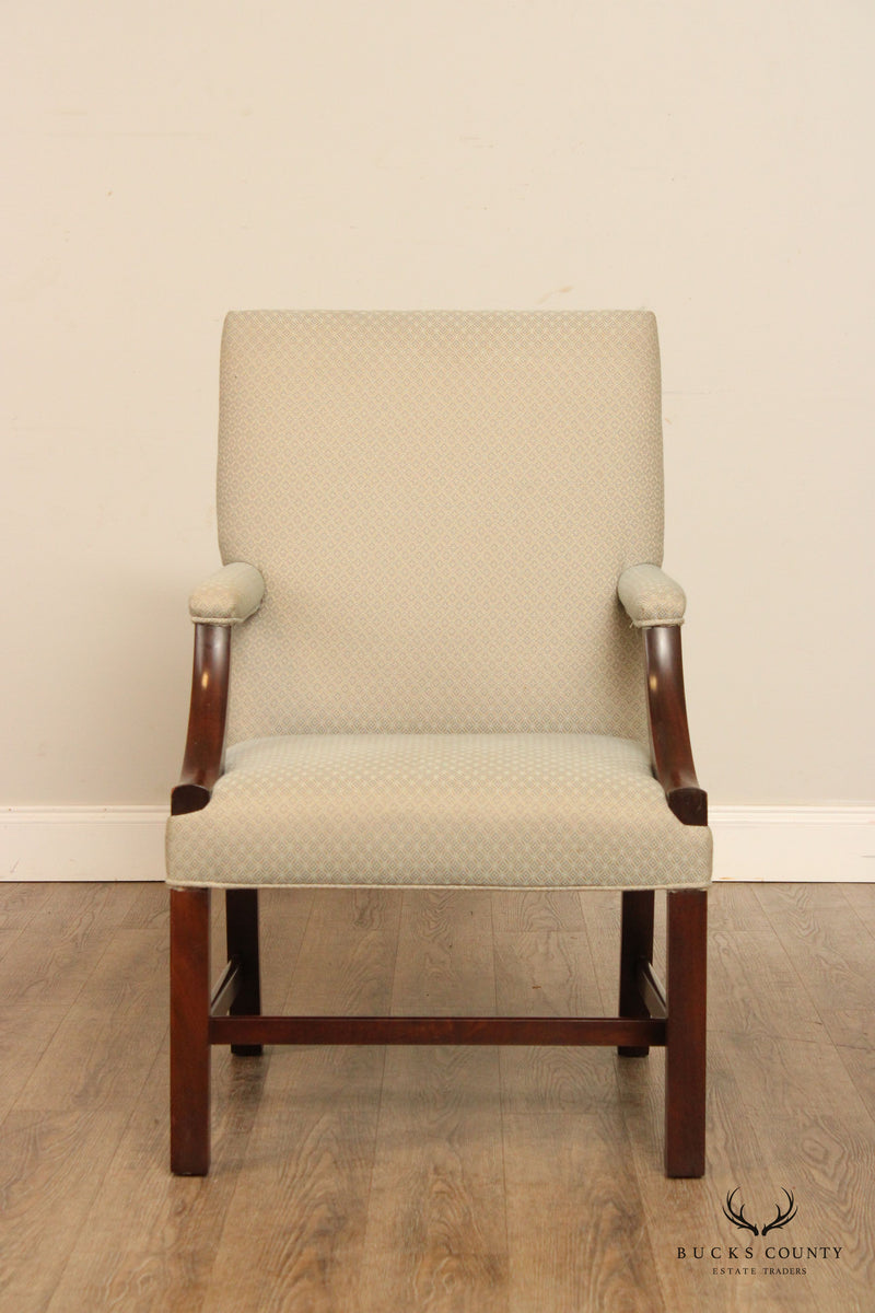 Federal Style Mahogany Open Armchair
