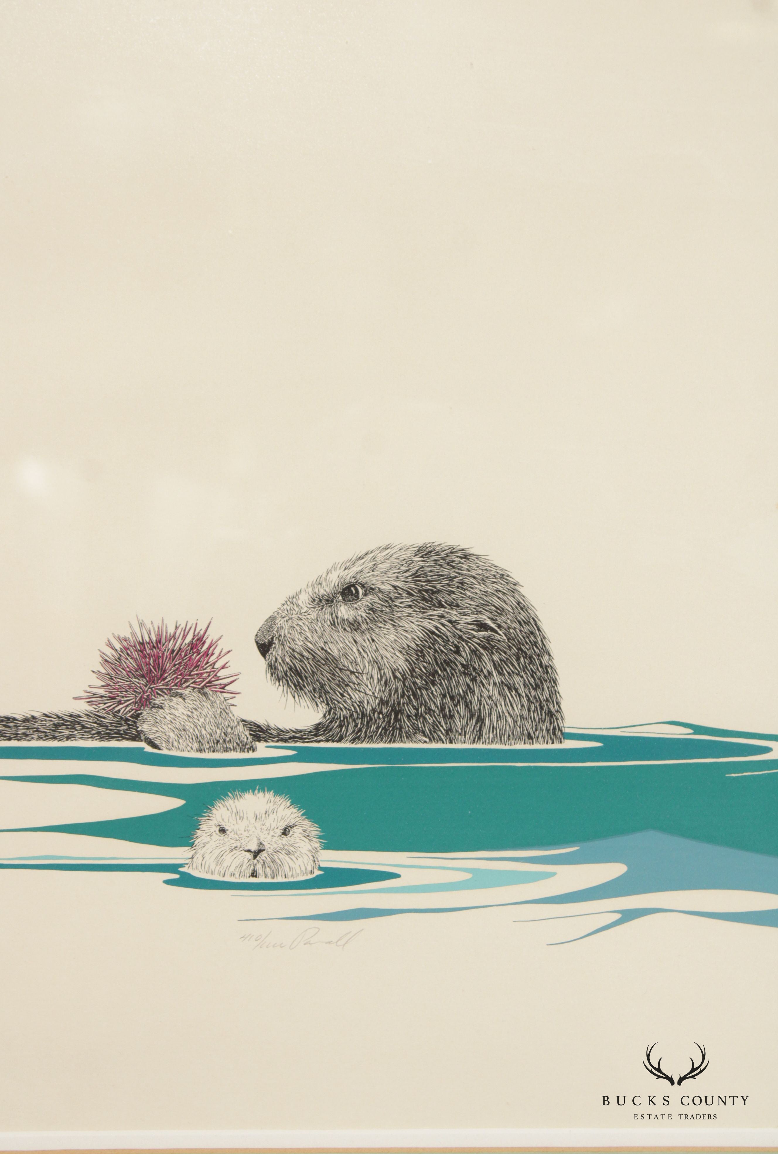 Peter Parnall "Sea Otter" Serigraph