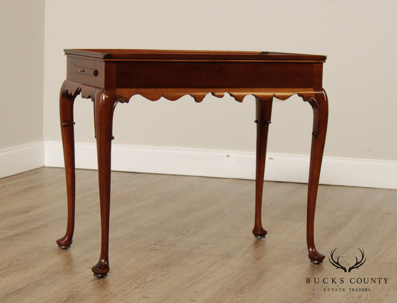Stickley Colonial Williamsburg Reserve Collection Mahogany Queen Anne Tea Table