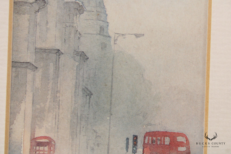 David Eddington London Street Scene Framed Print