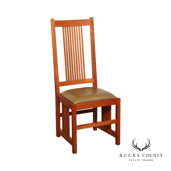 Stickley Mission Collection Cherry Spindle Dining Chair