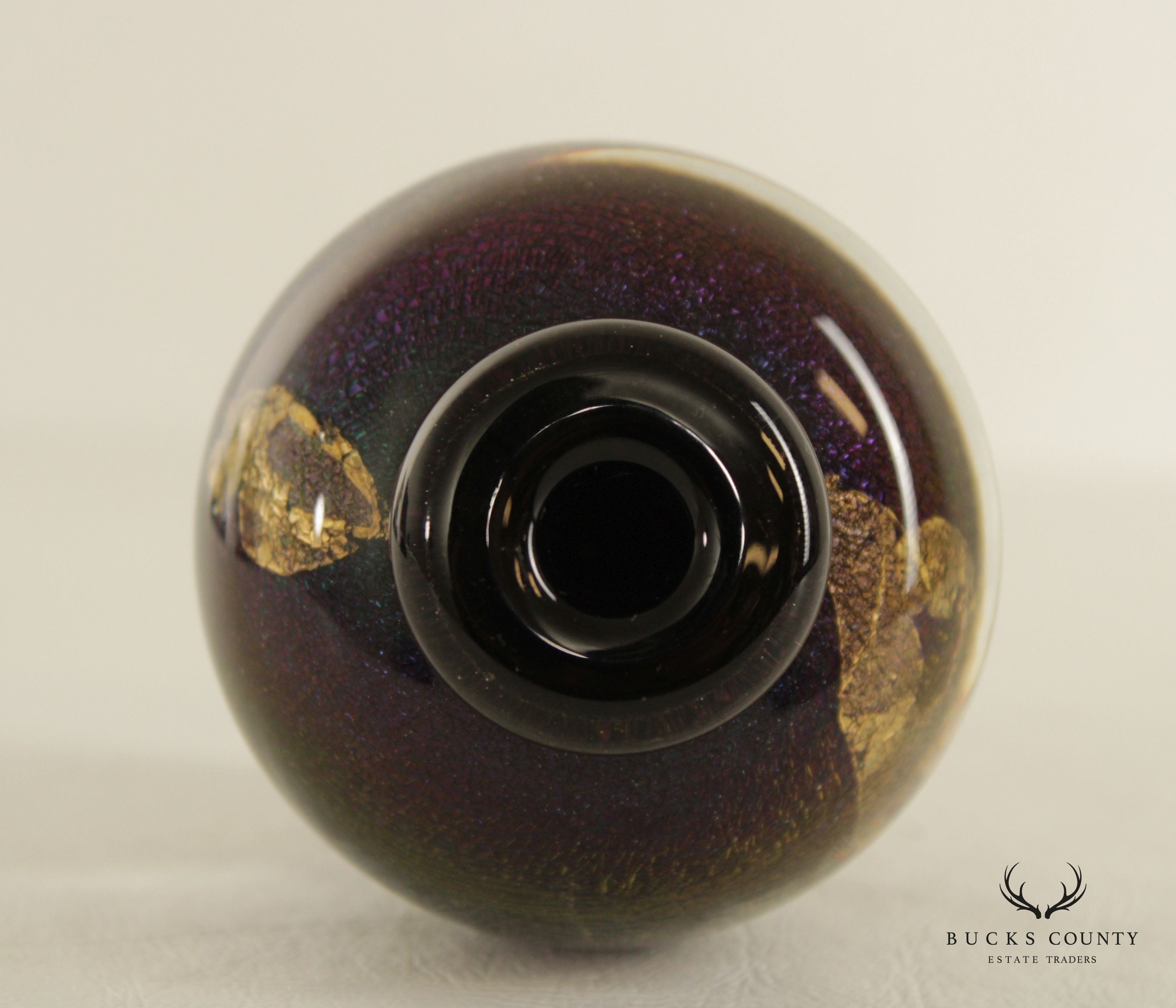 Robert Eickholt Blown Glass Perfume Bottle