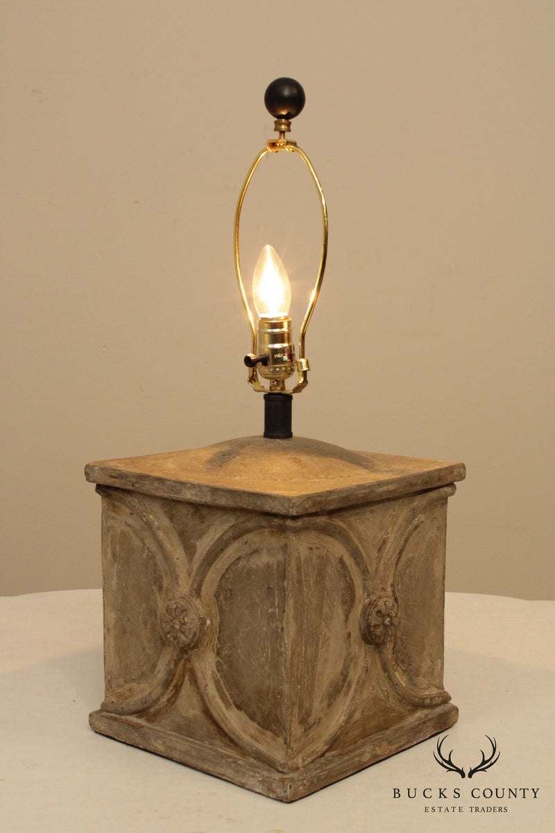 Waldenbury Collection Concrete Lamp by Currey & Company