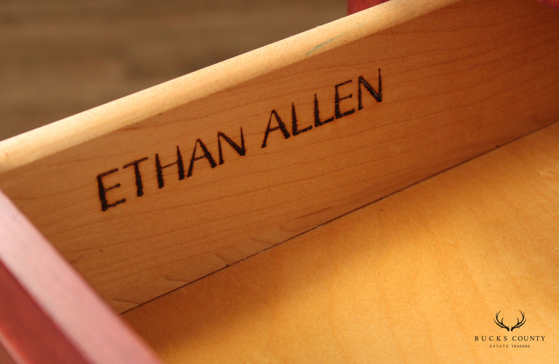Ethan Allen 'Country Crossings' Pair of Maple Nightstands