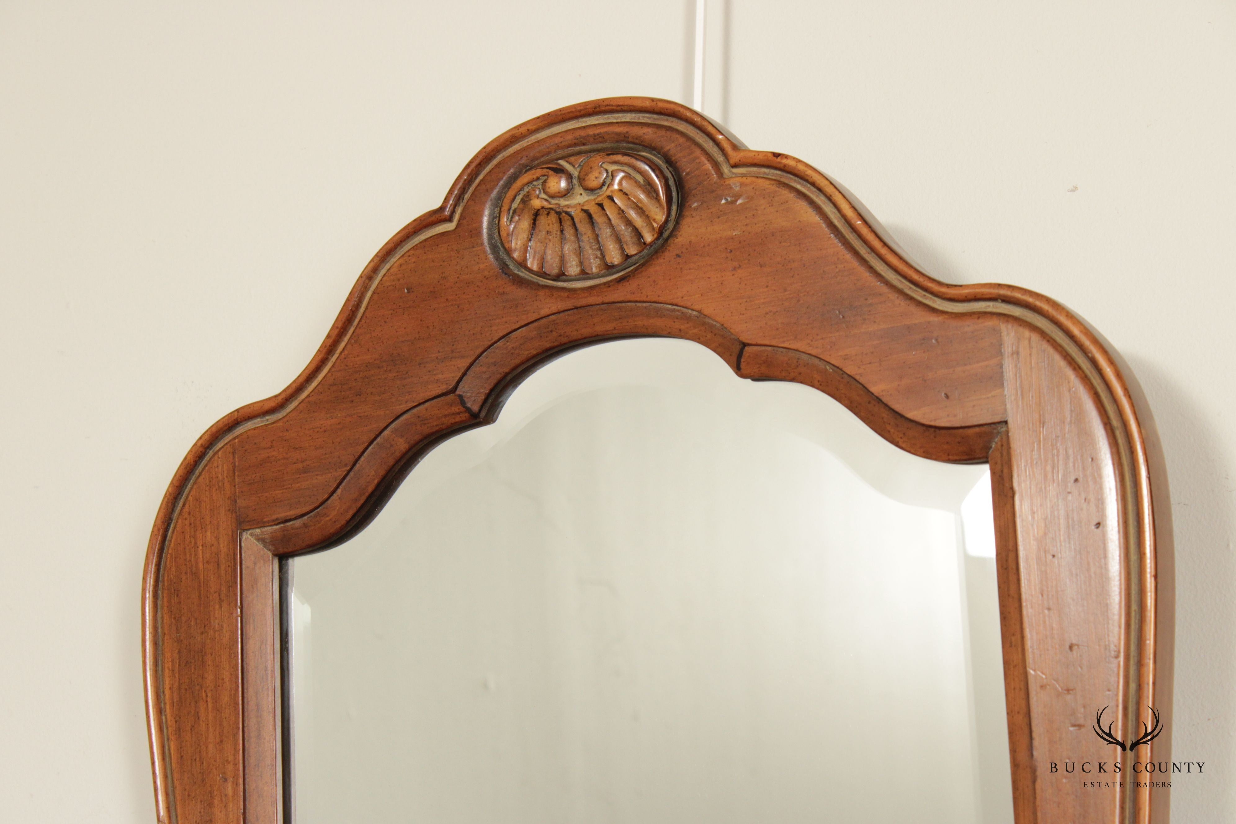 Ethan Allen Country French Style Beveled Wall Mirror