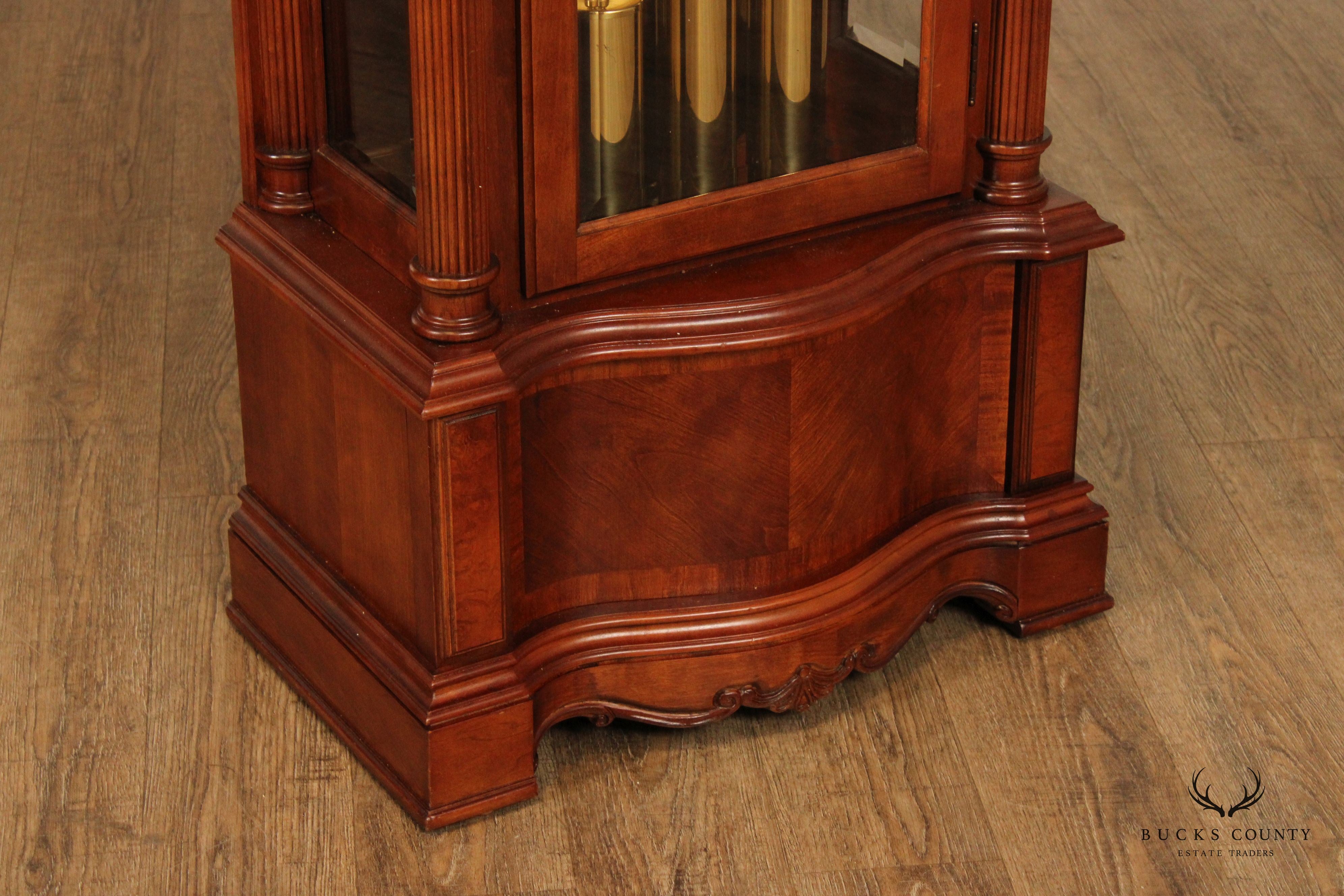 Ridgeway Traditional Cherry Tall Case Grandfather Clock