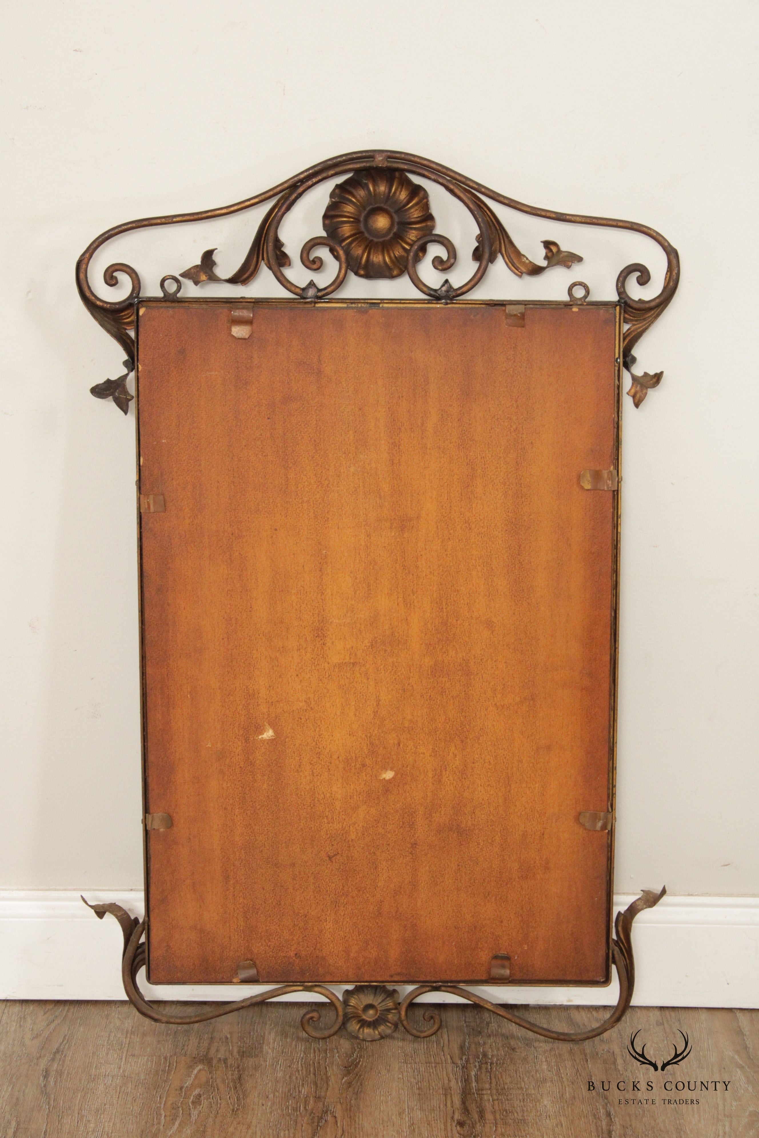 Tuscan Style Scrolled Iron Work Wall Mirror