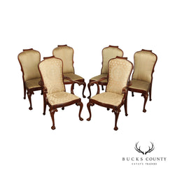 Southwood Chippendale Style Set of Six Mahogany Dining Chairs