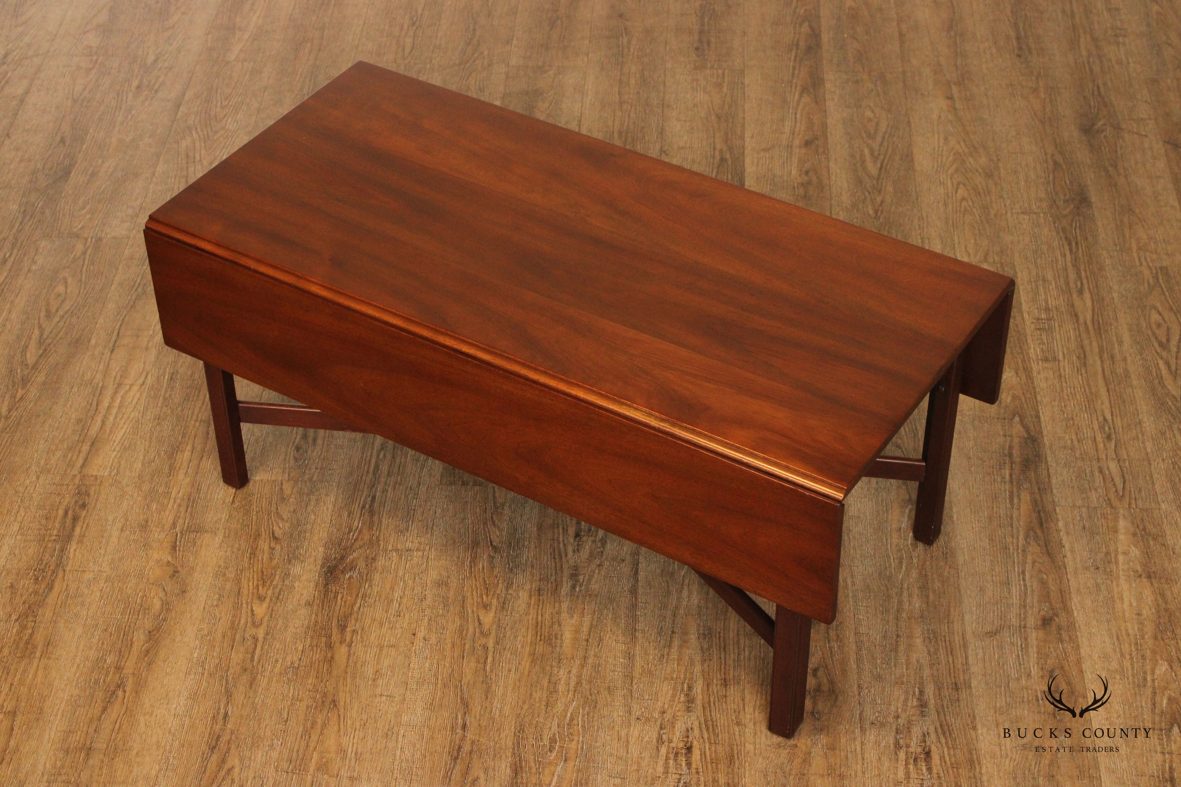 Kittinger Williamsburg Adaptation Mahogany Drop Leaf Coffee Table