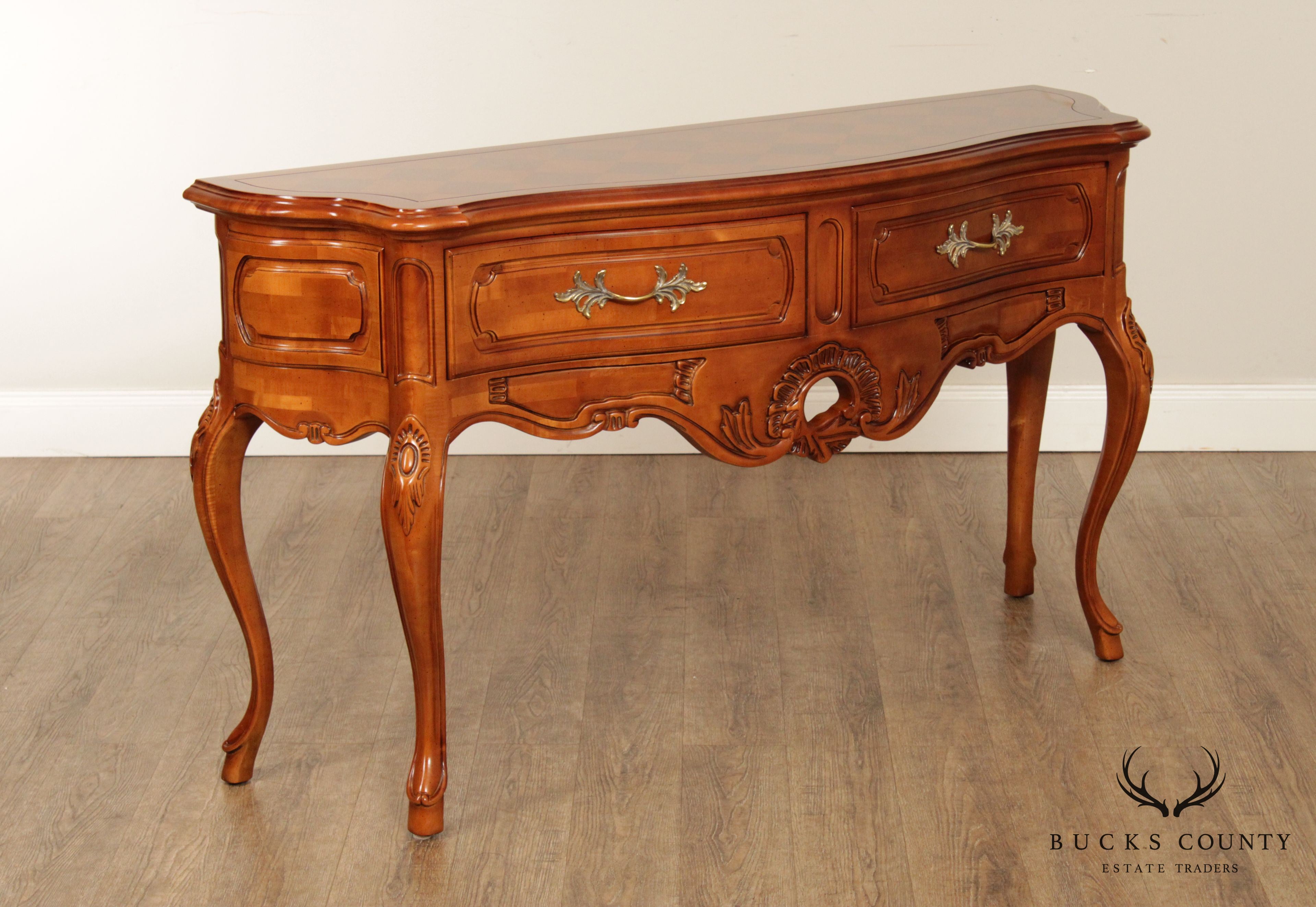 Century French Louis XV Style Cherry Sideboard