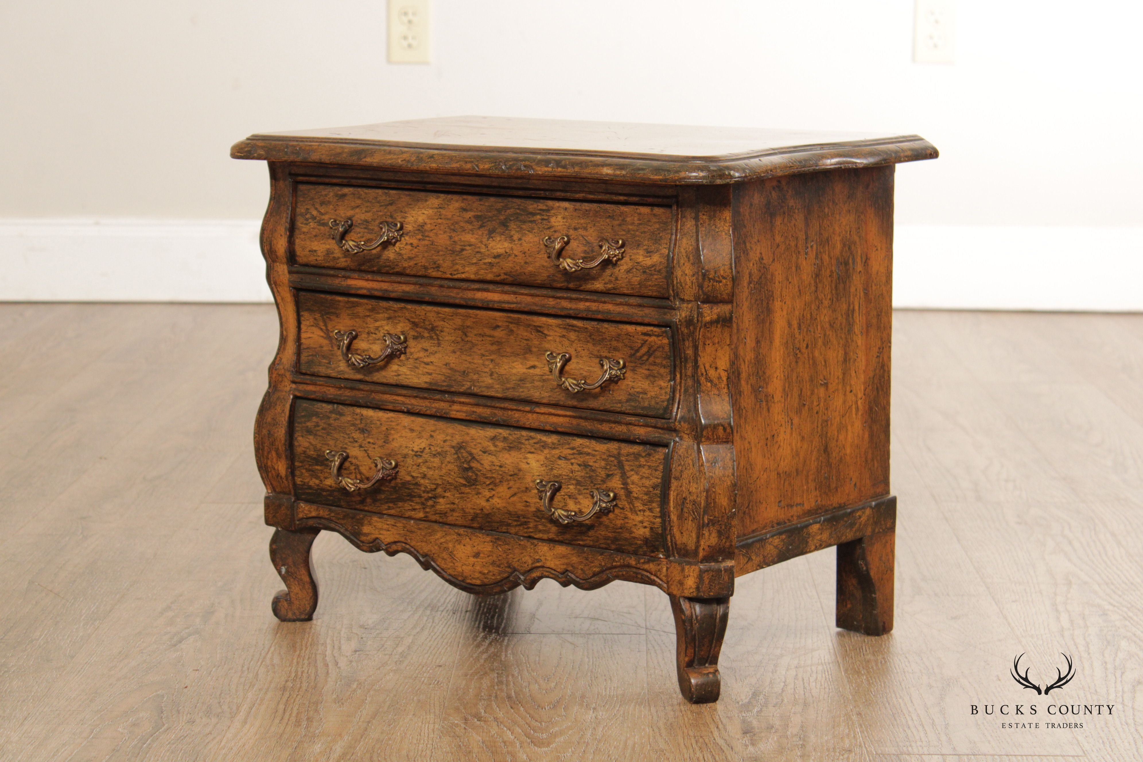 French Louis XV Style Petite Chest of Drawers