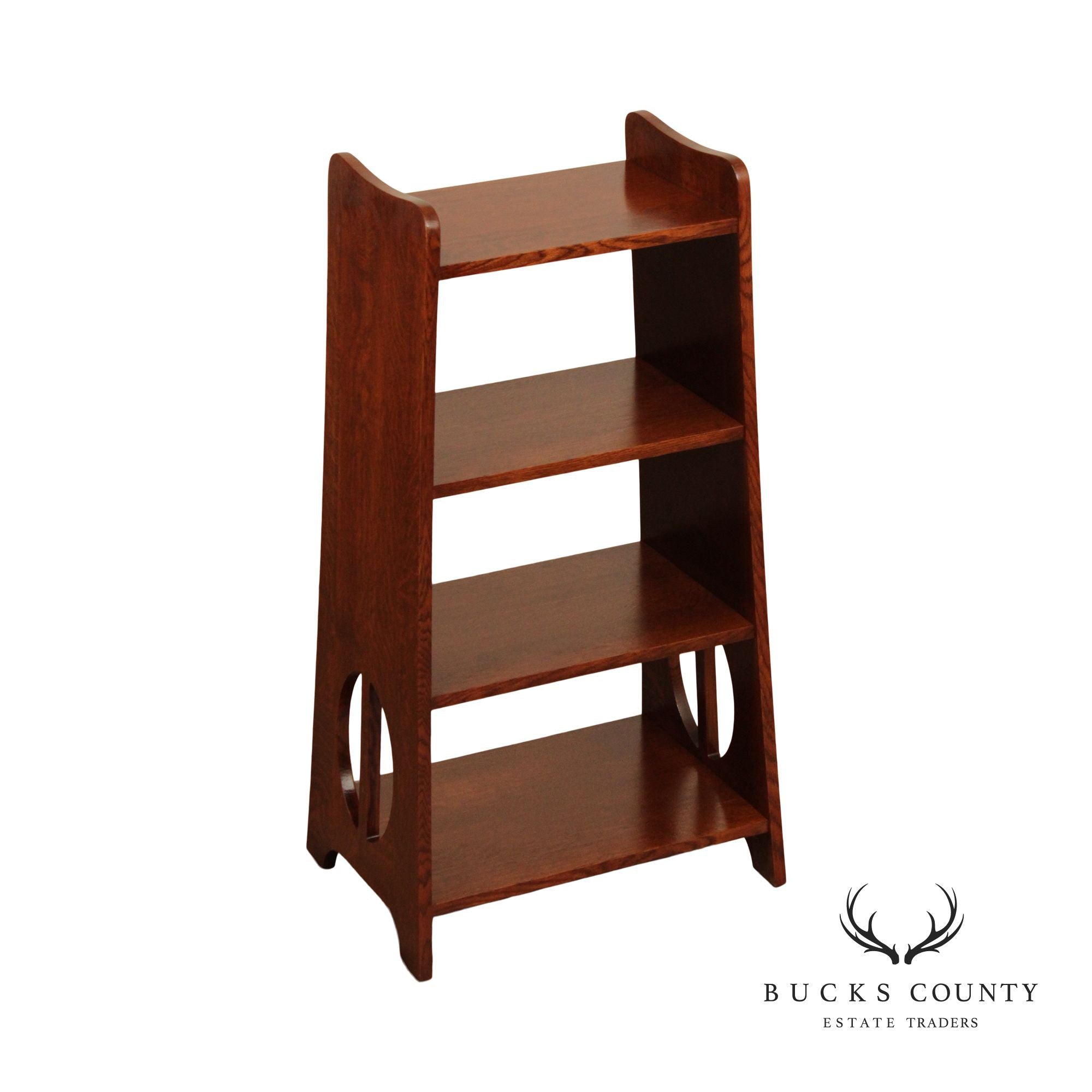 Stickley Mission Collection Oak Limbert Magazine Stand Bookcase