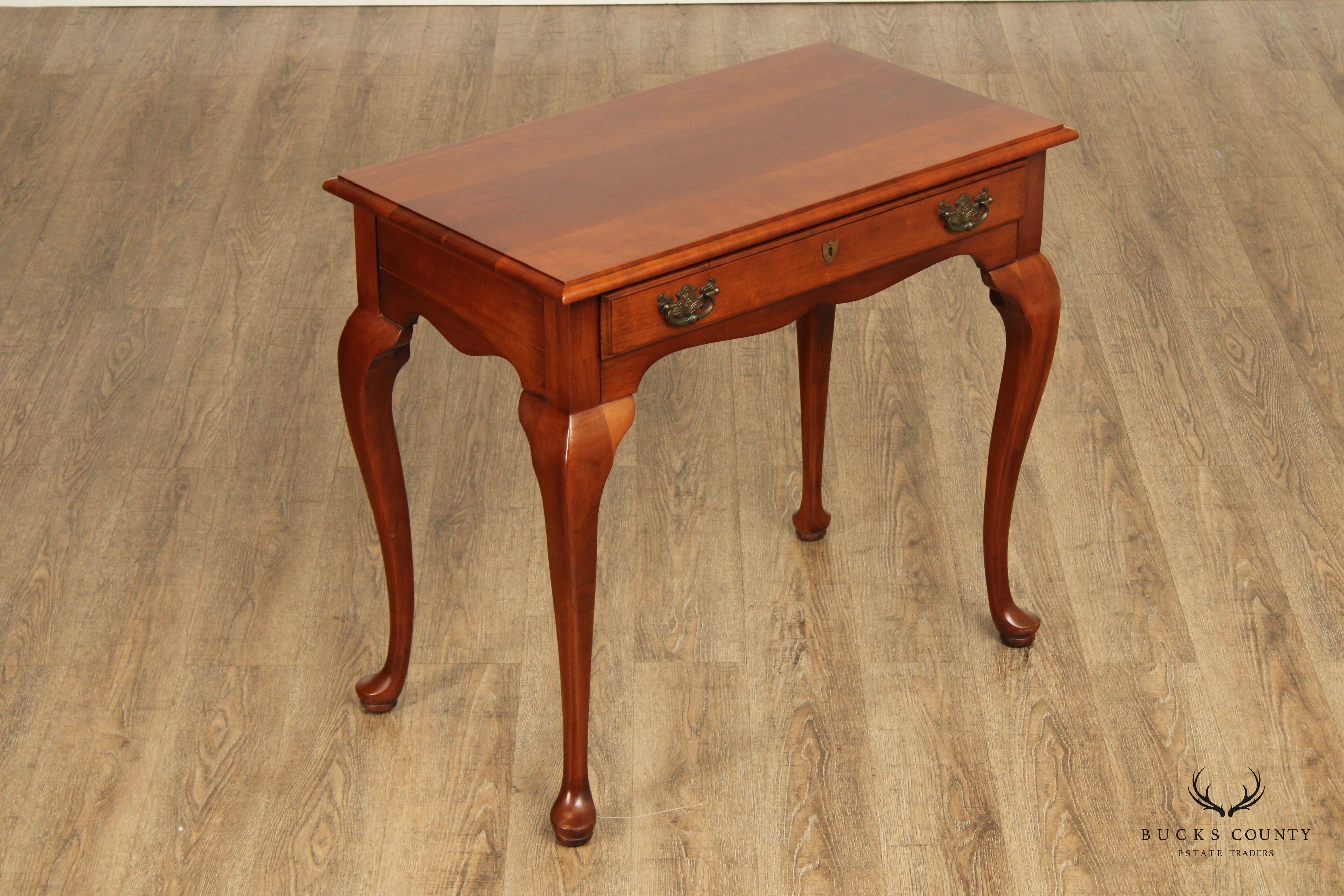 Monitor Furniture Queen Anne Style Cherry One Drawer Side Table