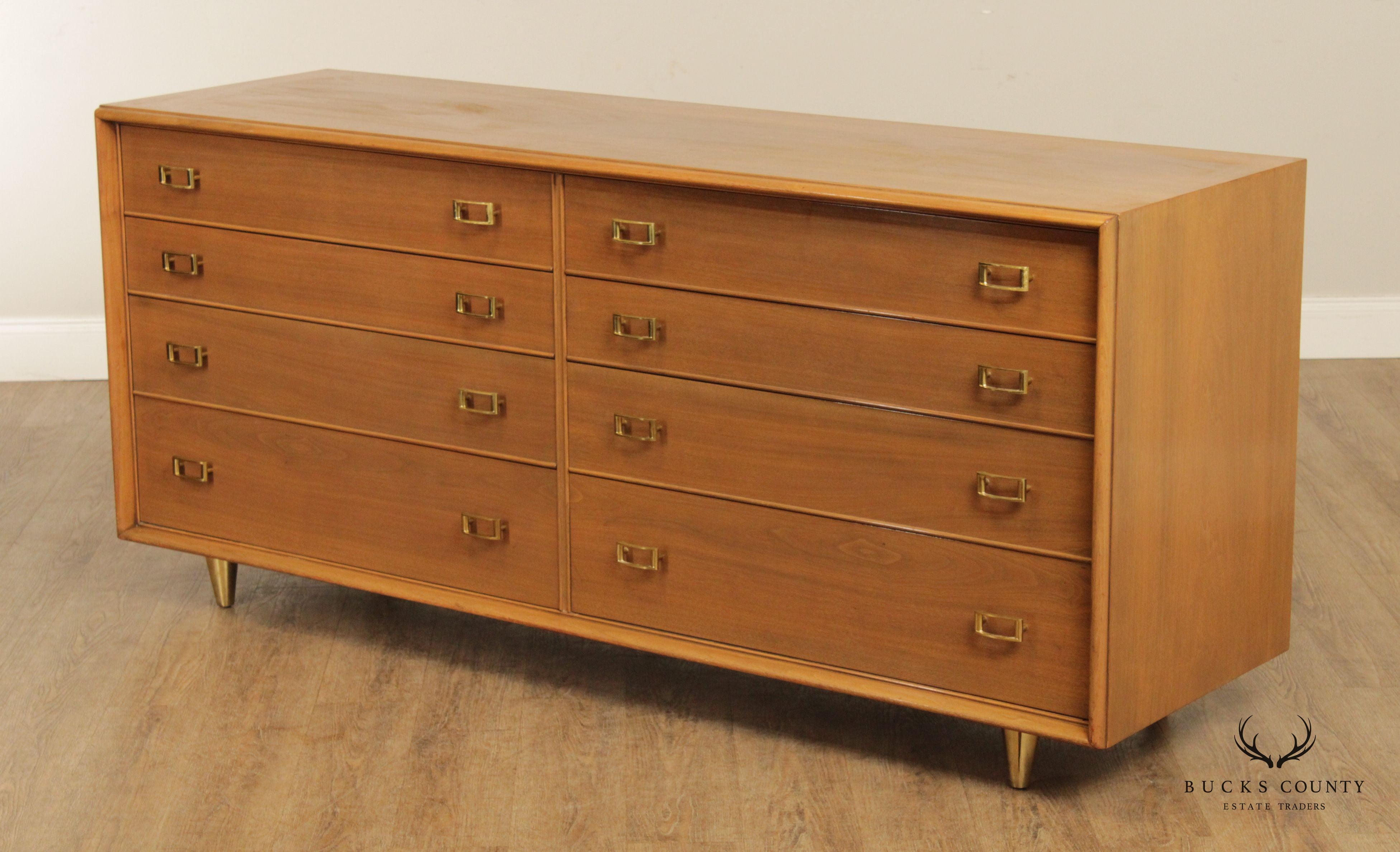 Johnson Furniture Paul Frankl Mid Century Modern Dresser