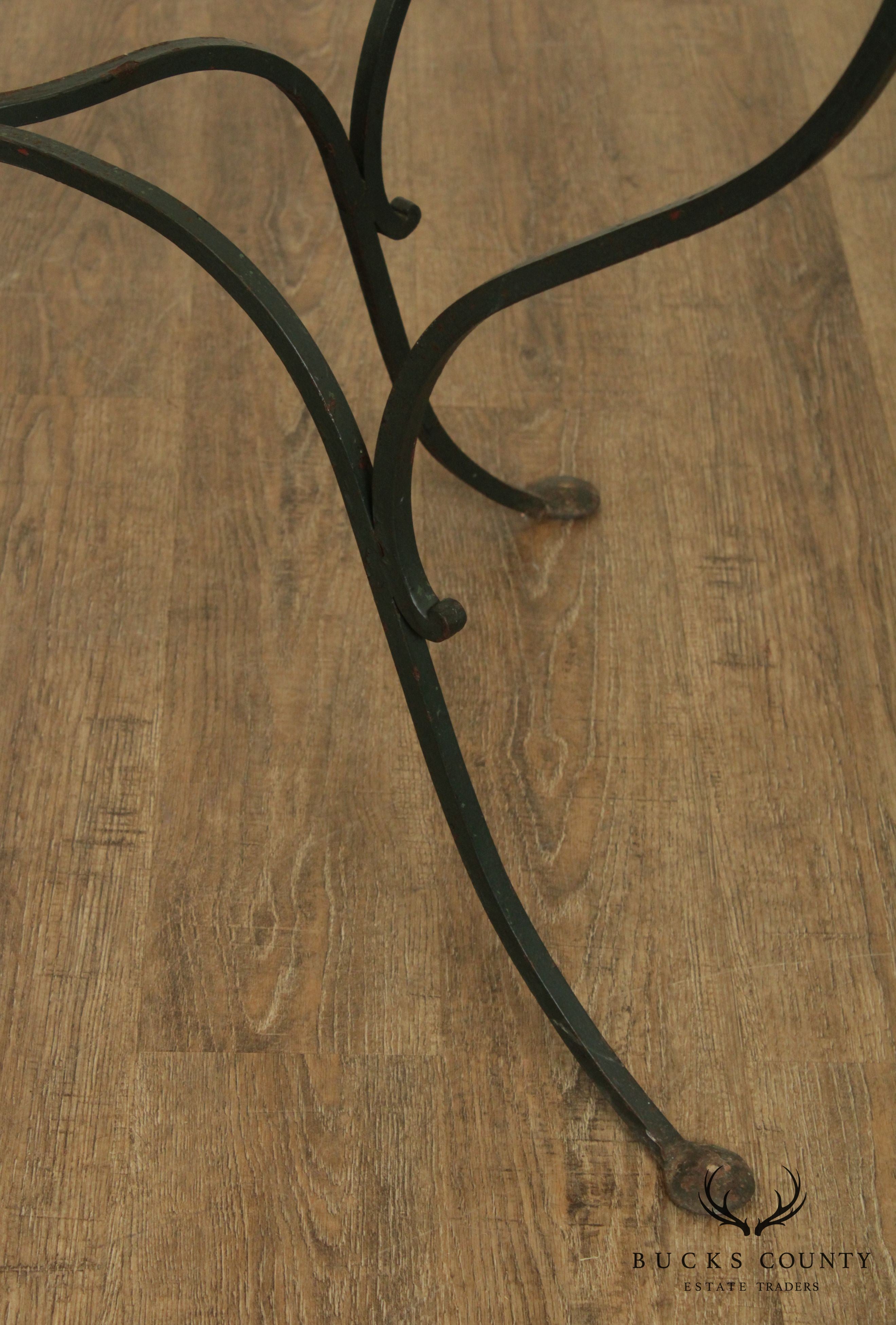 Salterini Wrought Iron Vintage Patio, Garden Dining Table