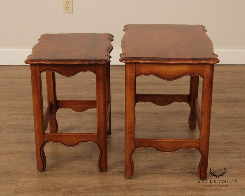 Ethan Allen Country French Style Nesting Tables