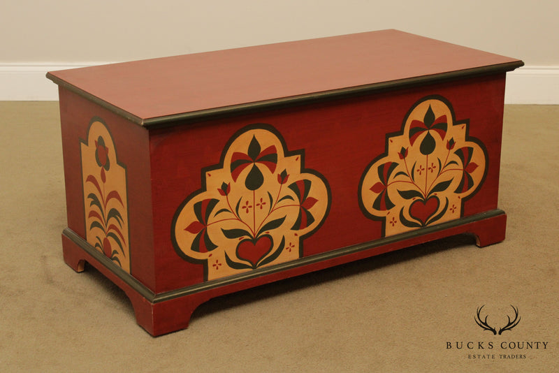 Hand Painted Lehigh County Blanket Chest