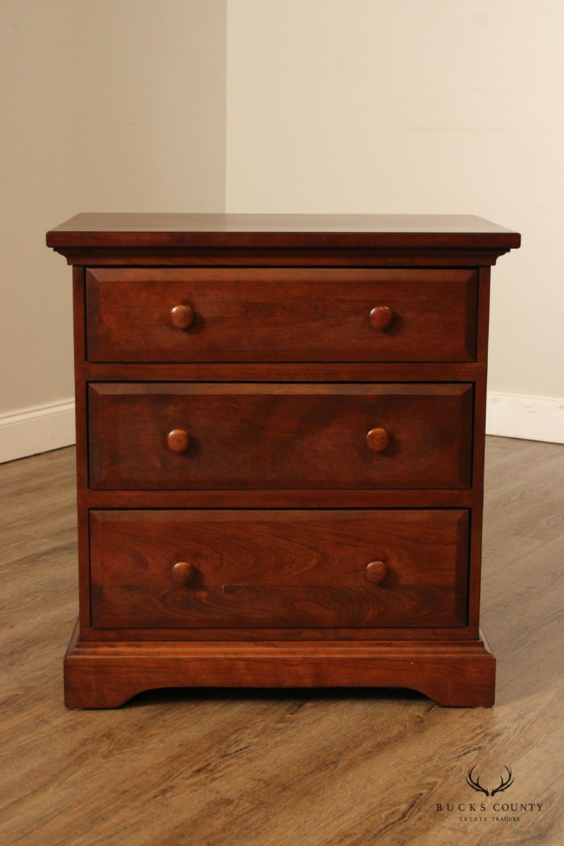 Hunt Country Furniture Cherry Three Drawer 'Huntington' Nightstand