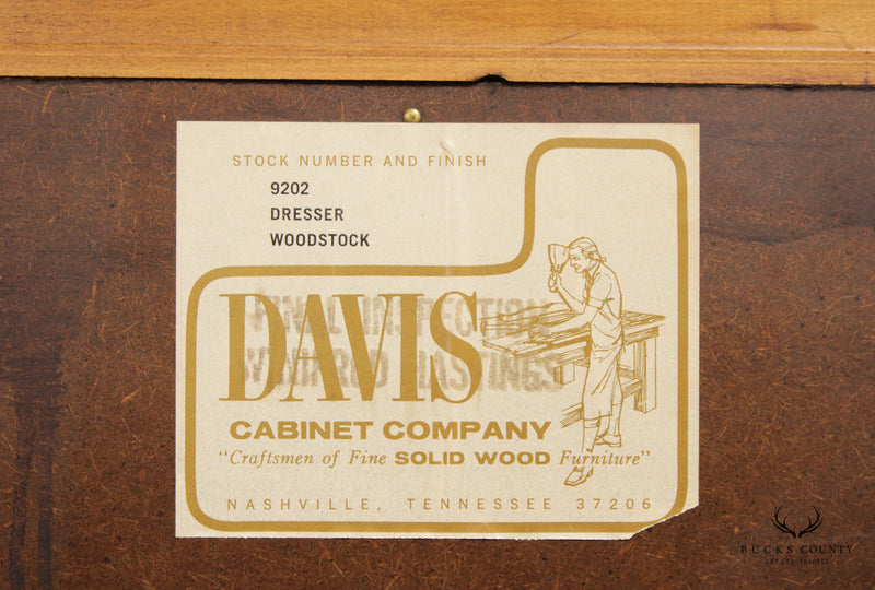 Davis Cabinet Co. Mid Century Modern Eight Drawer Dresser