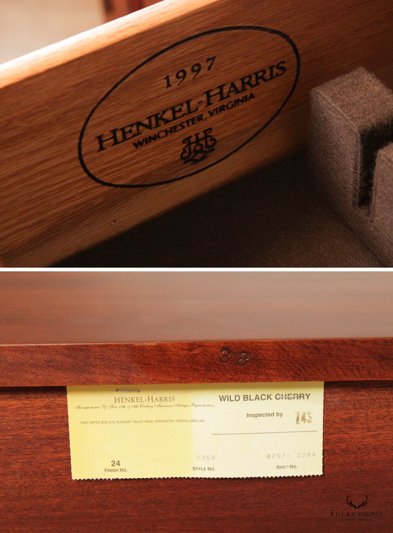 Henkel Harris Colonial Style Wild Black Cherry Sideboard