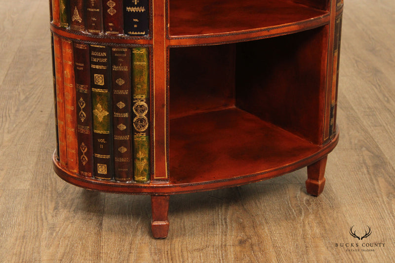 Maitland Smith English Regency Style Mahogany Oval Side Table
