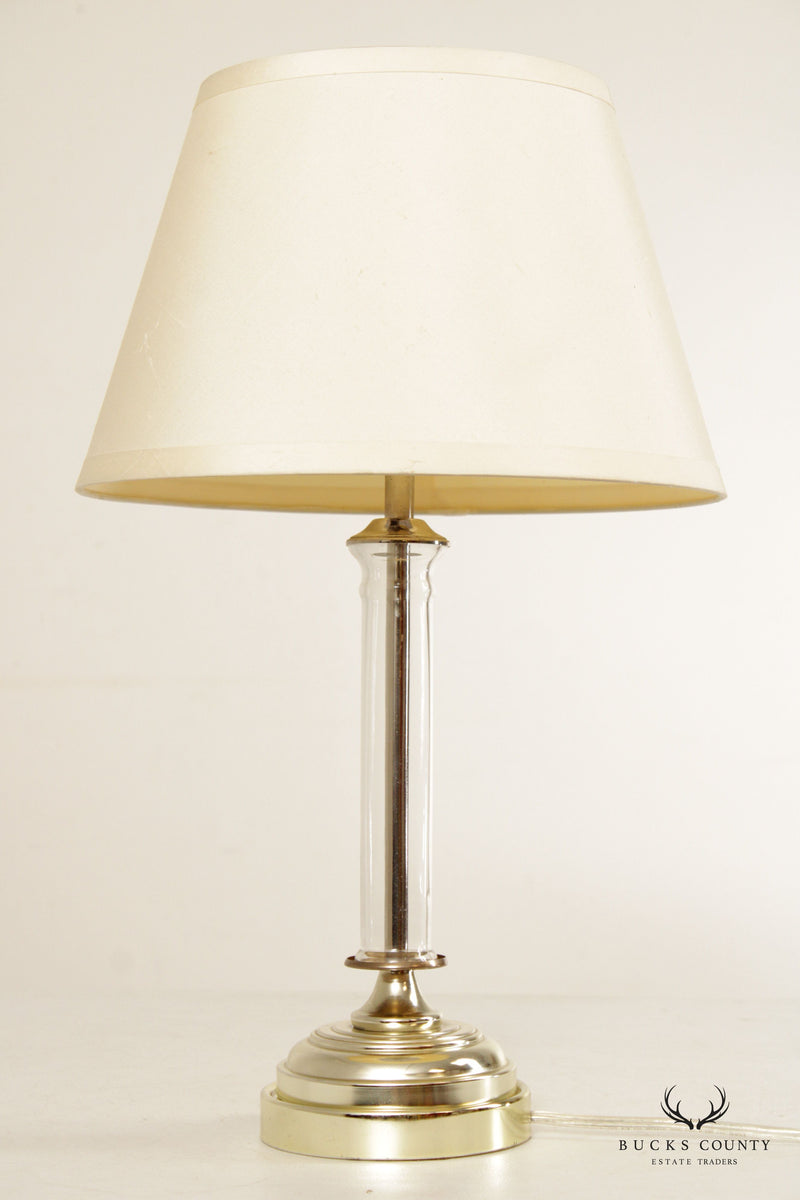 Restoration Hardware Glass Column Table Lamp