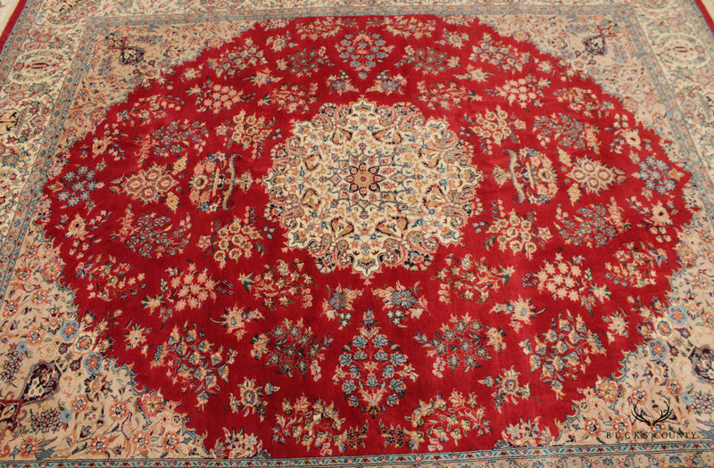 Perisan Hand Knotted Wool 10 5 x 8 3 Area Rug
