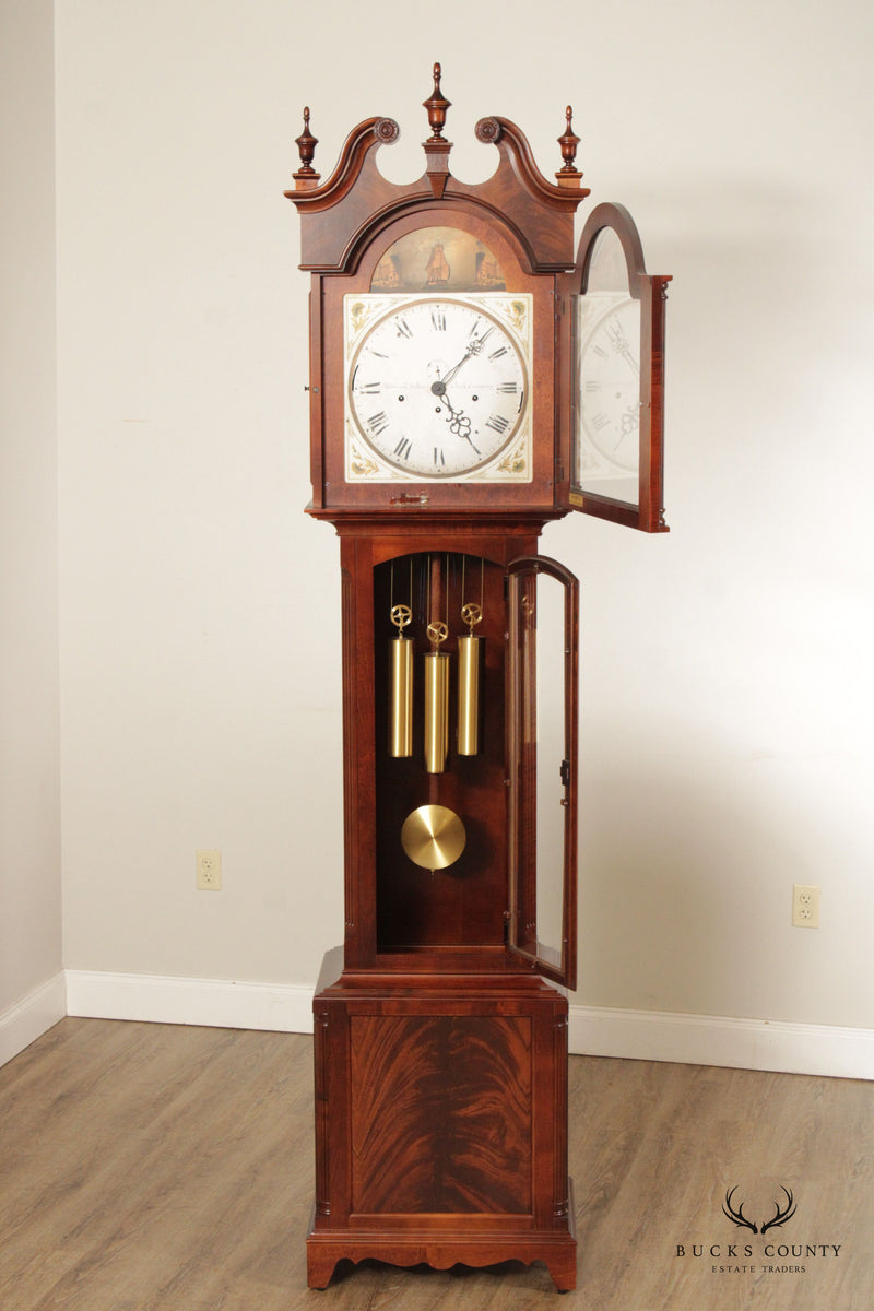 Howard Miller 'Heritage' Mahogany Case Grandfather clock