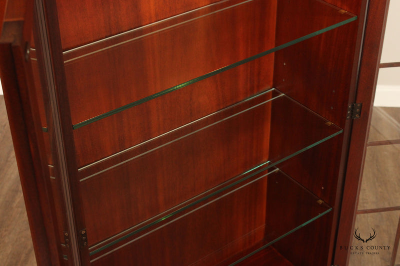 Baker Furniture Regency Style Mahogany Bookcase