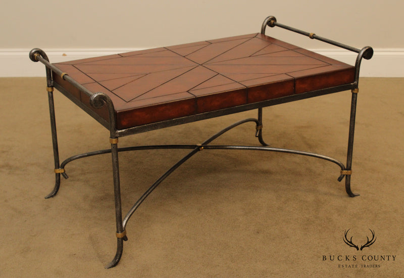 Quality Forged Steel Base Coffee Table