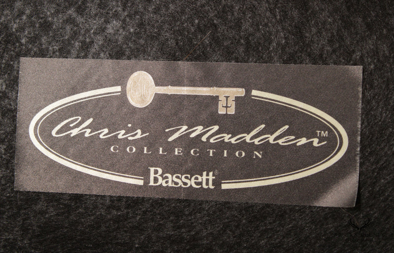 Bassett Chris Madden Collection Upholstered Fruitwood Window Bench