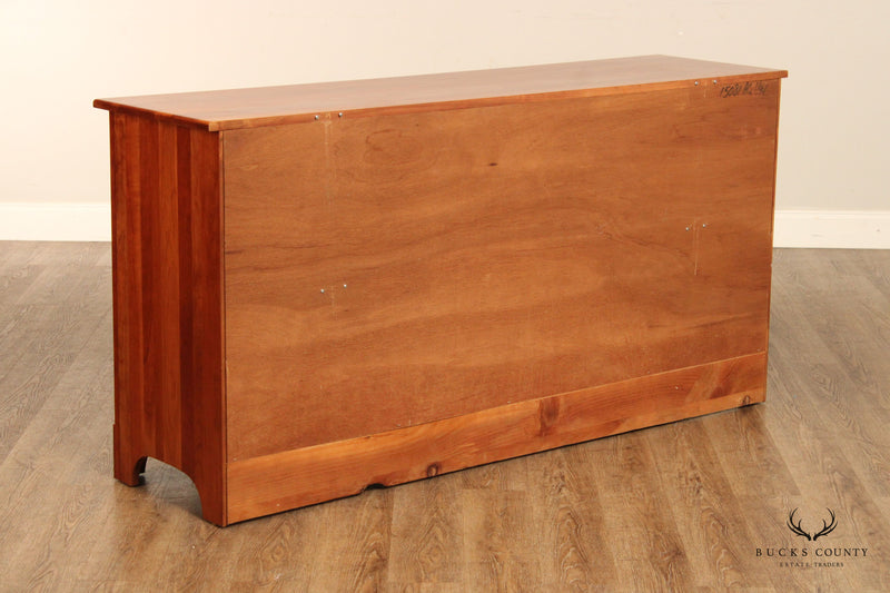 Quality Solid Cherry Wood Long Dresser