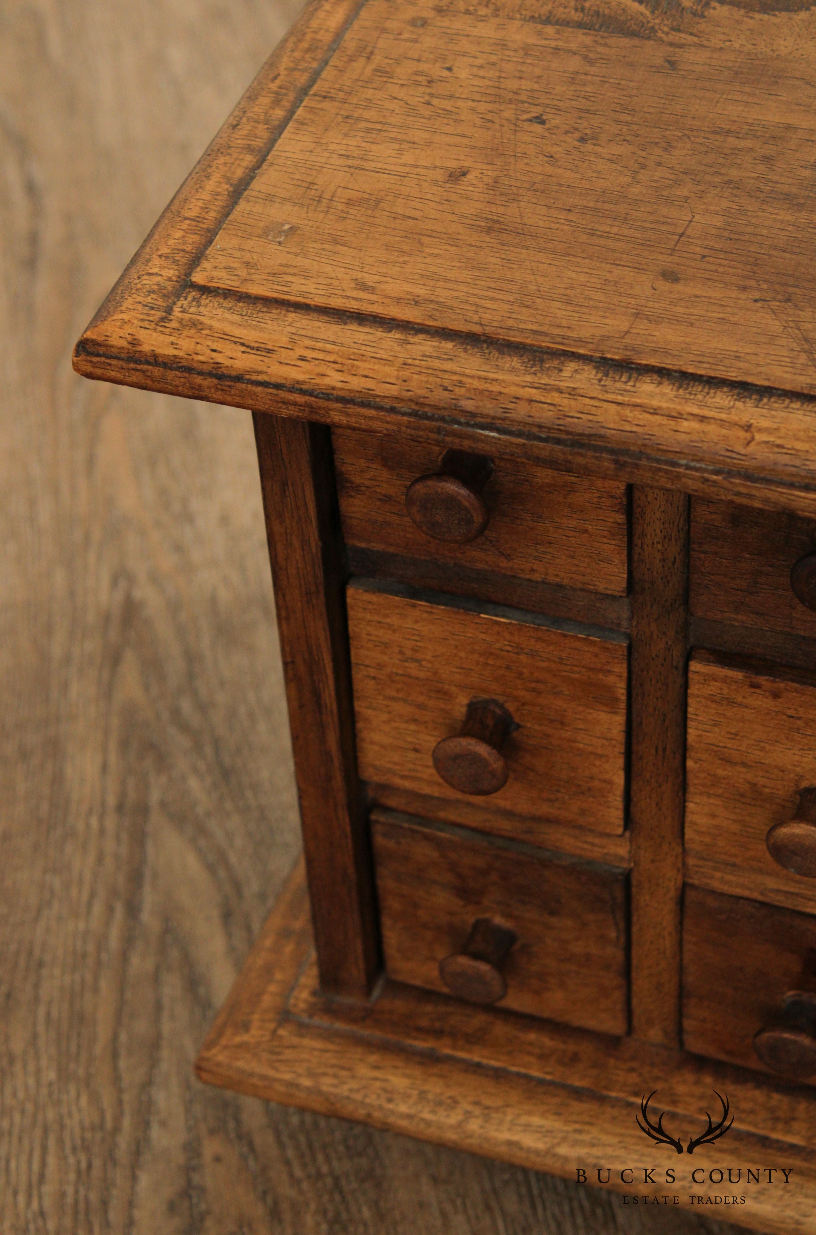 Vintage 18 Drawer Hardwood Apothecary Chest