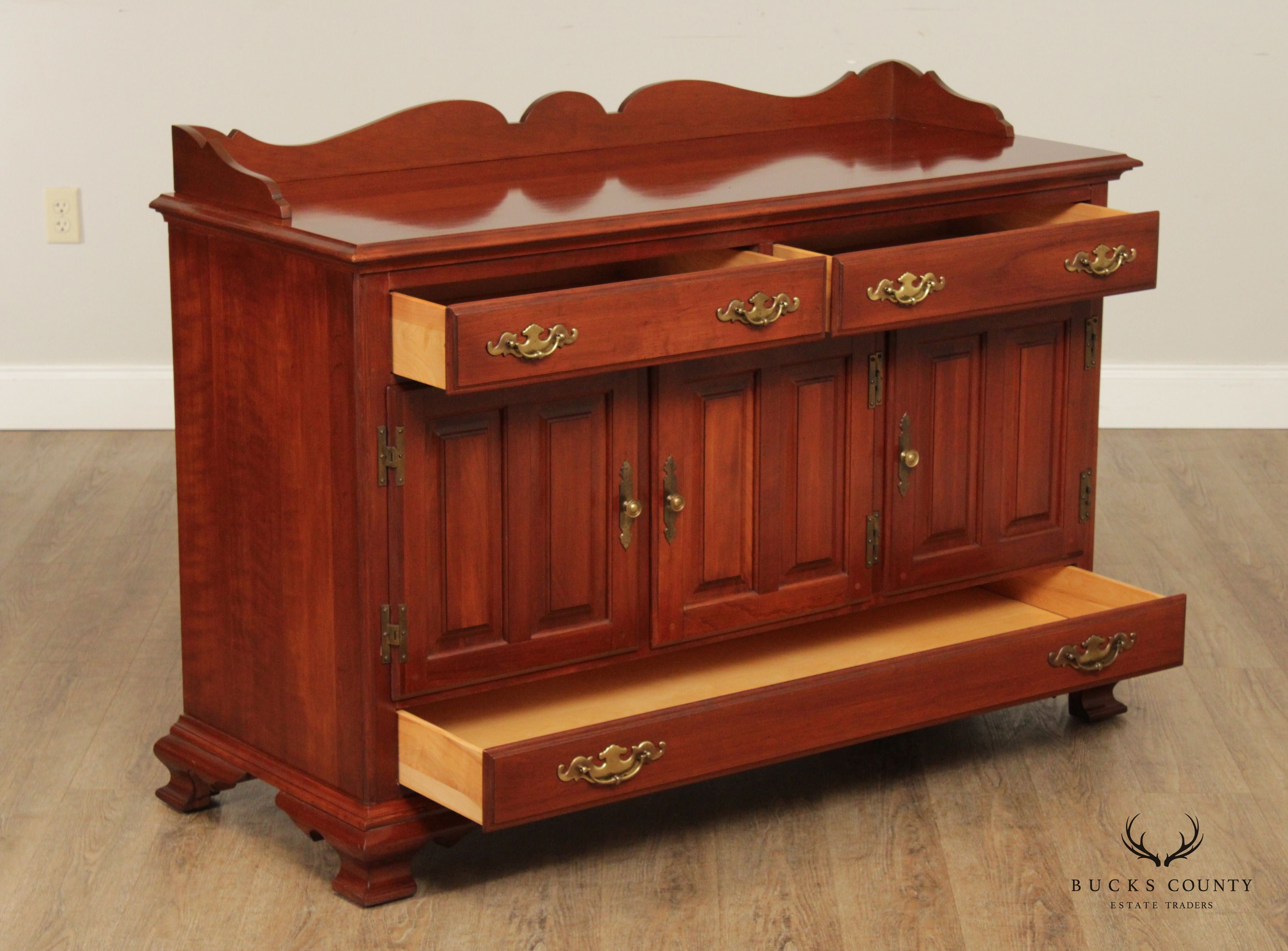 Harden American Colonial Style Cherry Cabinet Sideboard