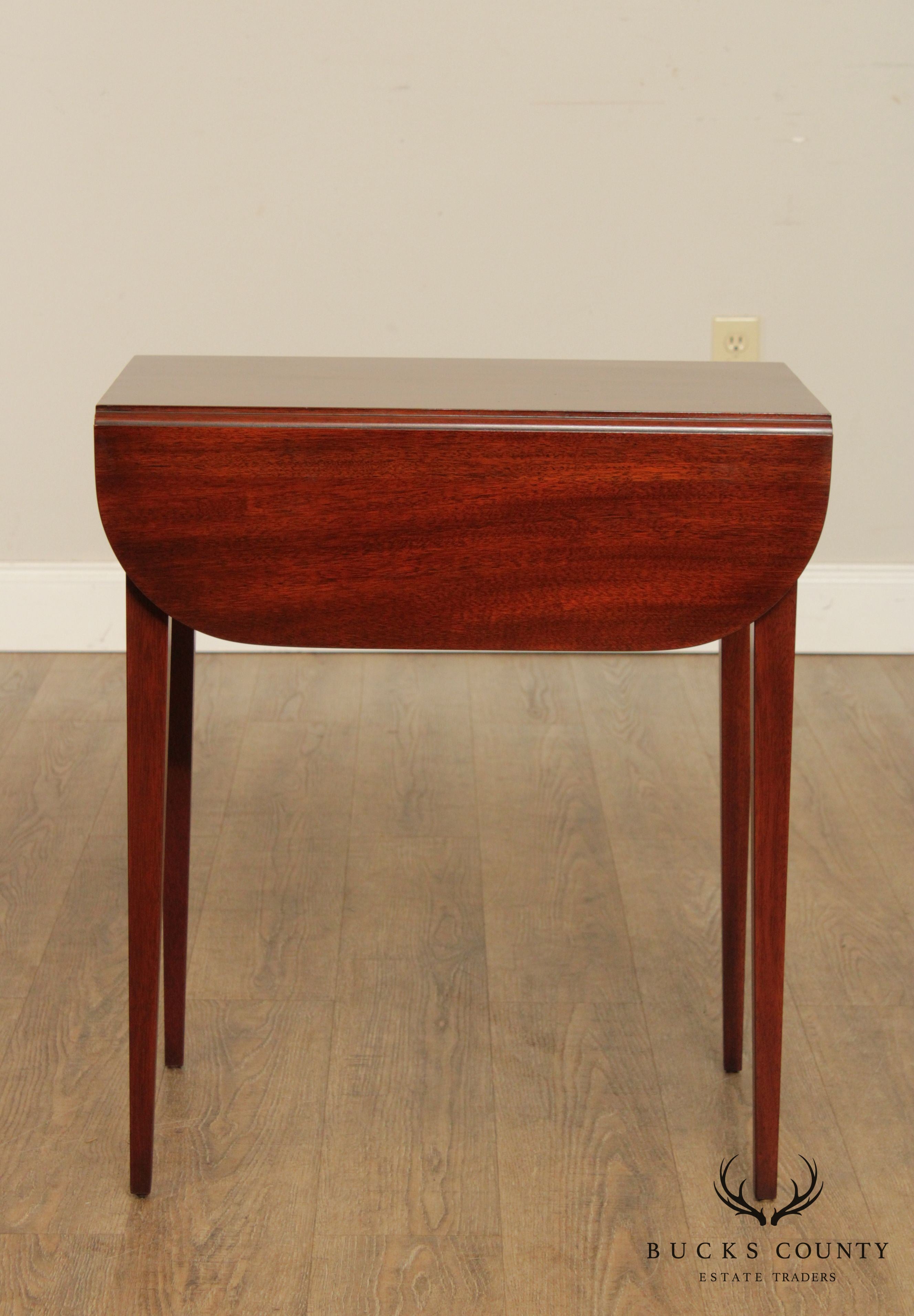 Henkel Harris Mahogany Drop Leaf Pembroke Table (B)
