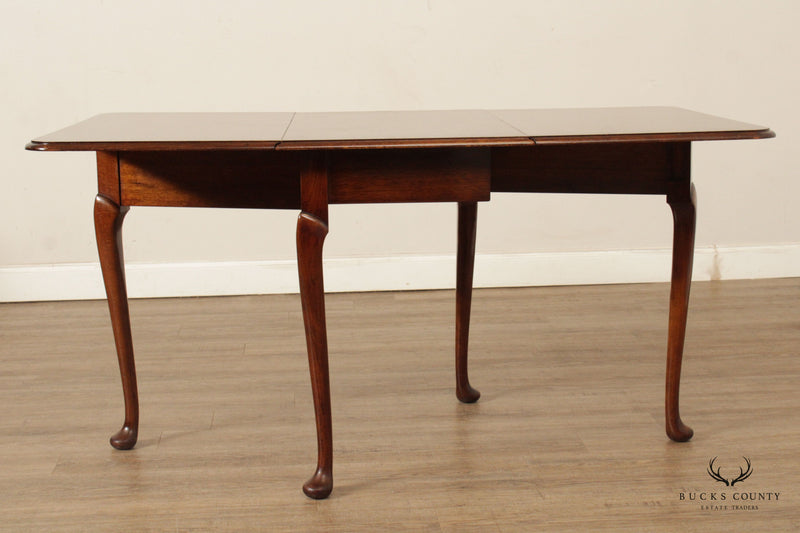Sutcliffe of Todmorden Queen Anne Style English Oak Drop-Leaf Table