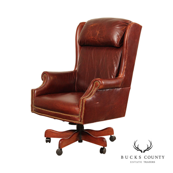 Sam Moore Executive Leather Swivel Office Chair