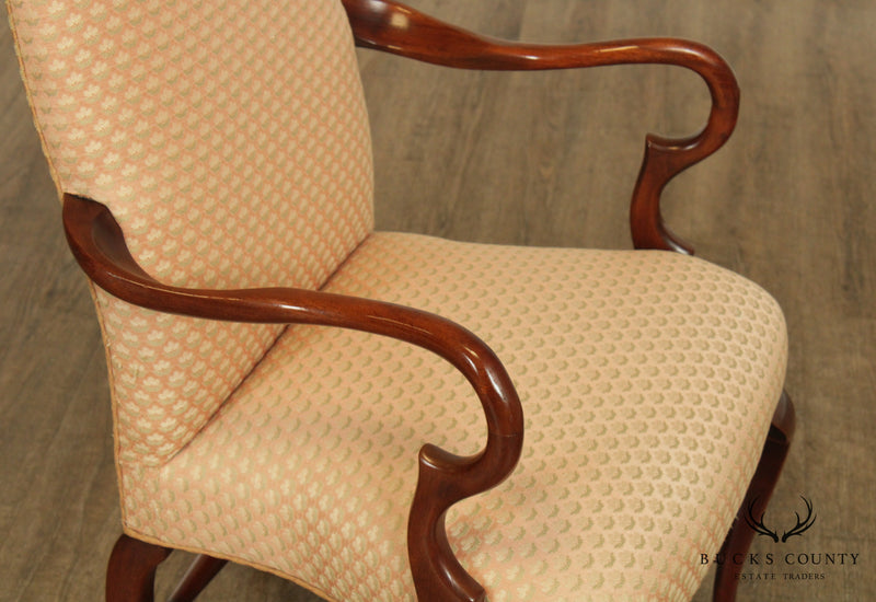 Southwood Mahogany Queen Anne Style Armchair