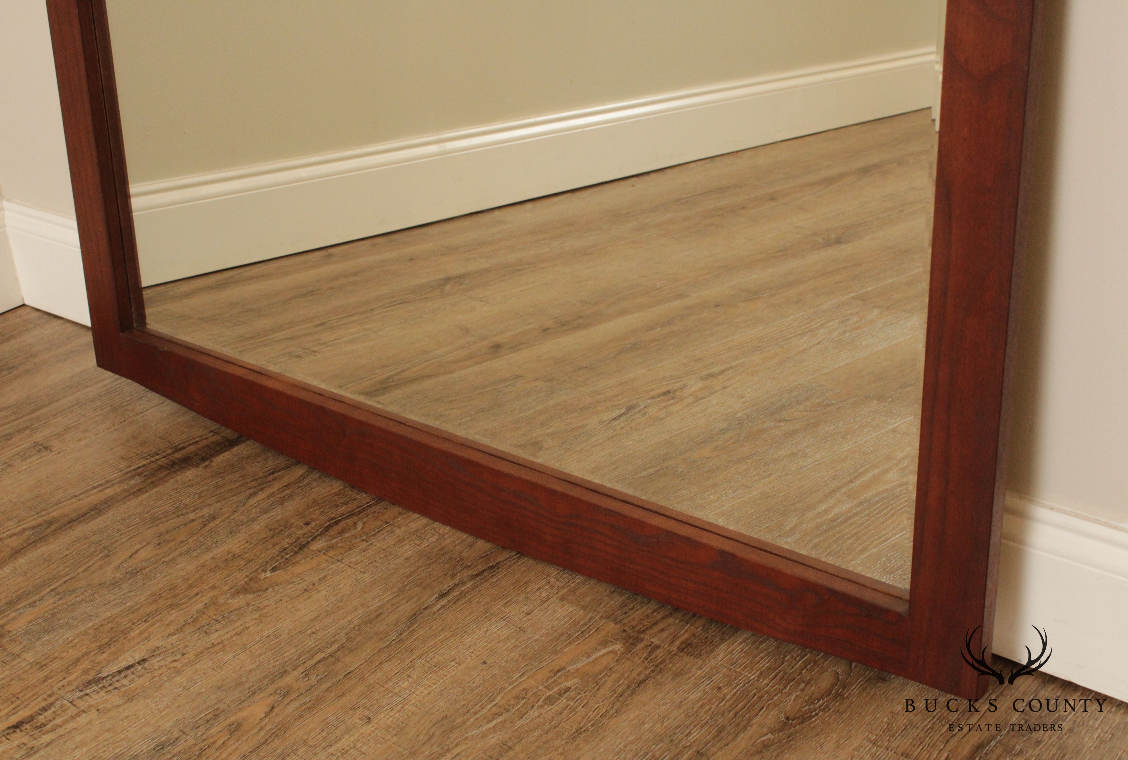 Durham Mission Style Oak Frame Wall Mirror