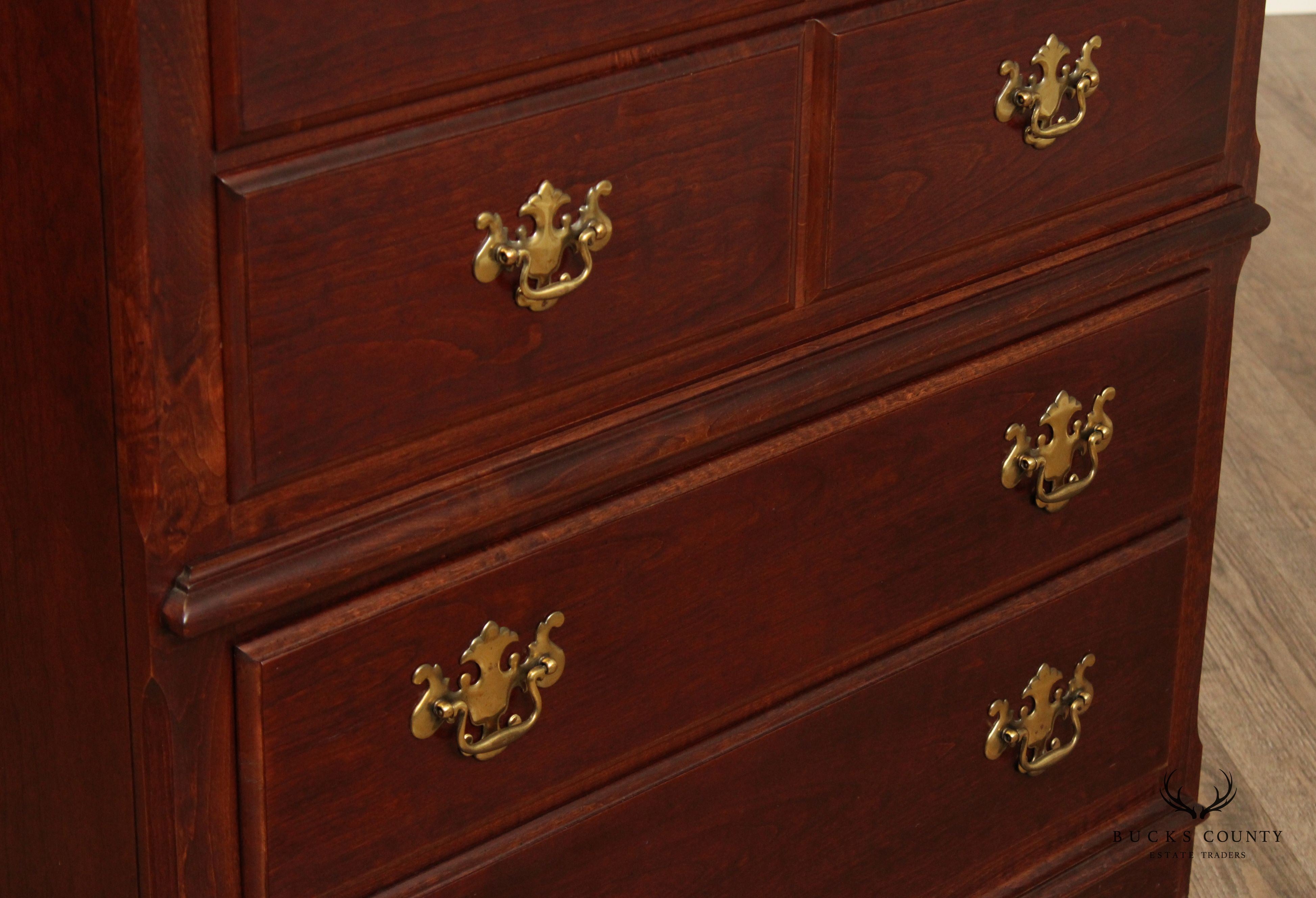 Thomasville 'Winston Court' Chippendale Style Cherry Tall Chest