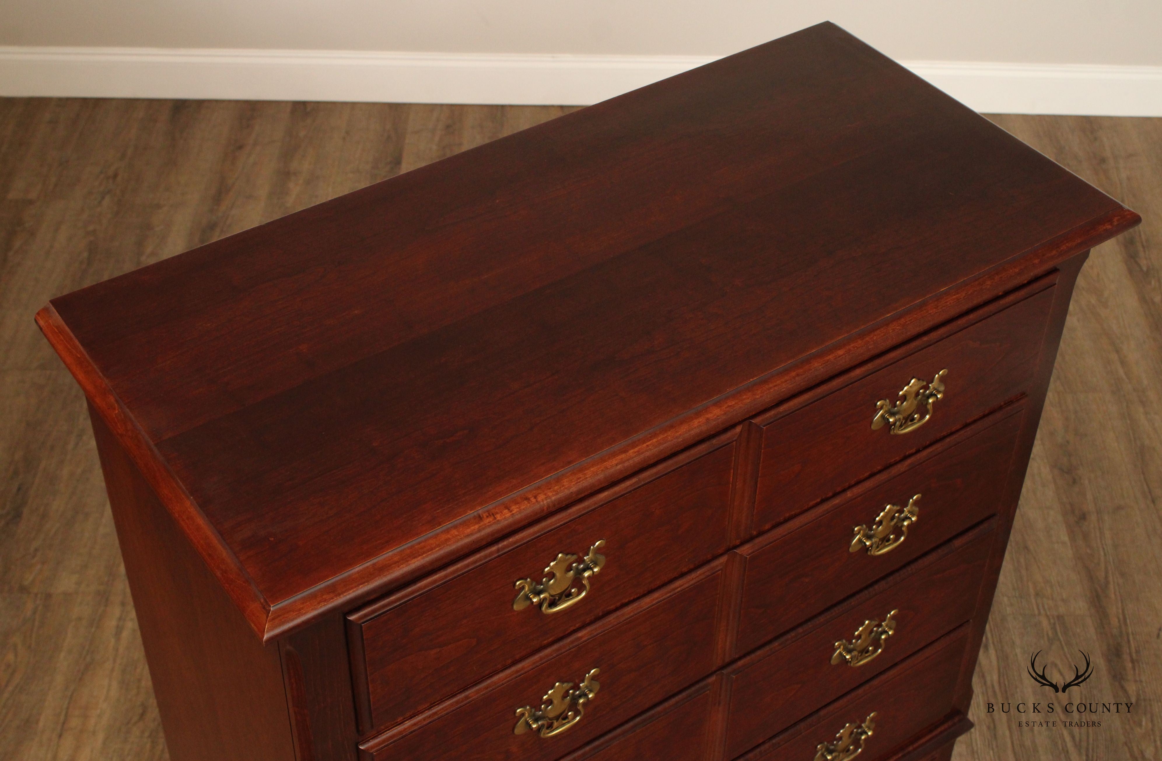 Thomasville 'Winston Court' Chippendale Style Cherry Tall Chest