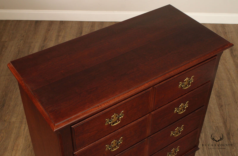 Thomasville 'Winston Court' Chippendale Style Cherry Tall Chest